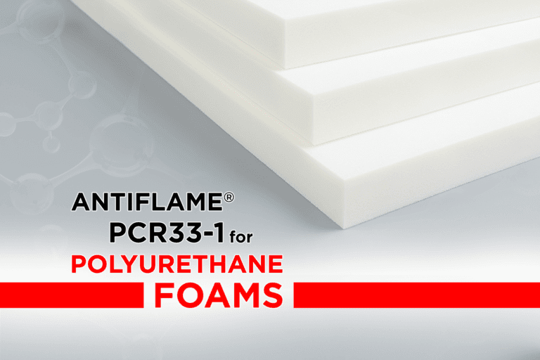 ANTIFLAME PCR33-1 Halogen Free Flame Retardant for Polyurethane foams.